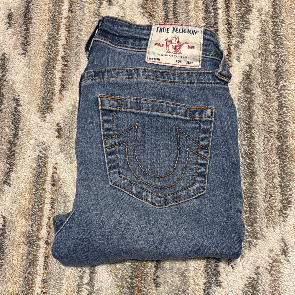True Religion Women’s Medium Blue skinny Jeans